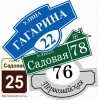 Таблички на дом,  стенды для школы